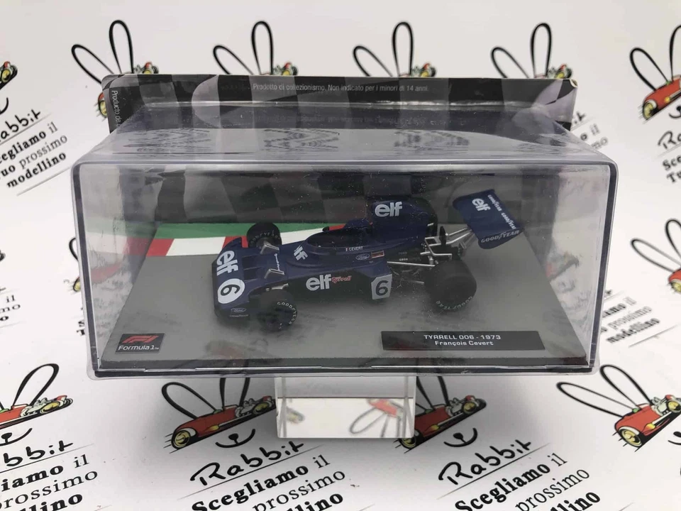 DIE CAST 1/43 " TYRRELL 006 - 1973 FRANCOIS CEVERT " FORMULA 1 COLLECTION - Immagine 1 di 1