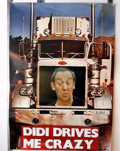 N028 - Banner ca. 86 x 121 cm - DIDI DRIVES ME CRAZY Dieter Hallervorden - Picture 1 of 3
