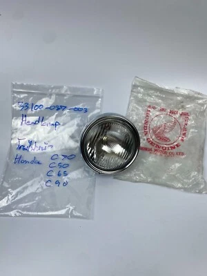 CONJUNTO DE FAROS STANLEY NOS P/N 33100-087-003 PARA HONDA C50 C65 C70 C90 Foto 1 de 4