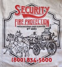 VINTAGE L@@K (Old School Fire Engine Pump Truck) T-Shirt BEEFY-T Lg. Light Grey