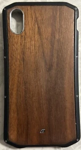Element Case Katana For iPhone XS Max Walnut Wood Stainless Steel G10 Genuine - Picture 1 of 12