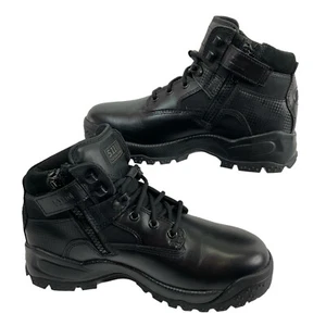 5.11 Boots Tactical Mens Sz 9.5 Black ATAC 6” Zip 12018 Light Comfort Msrp $110 - Picture 1 of 9