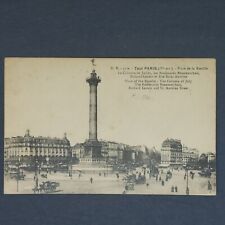 CPA Carte Postale Ancienne Tout Paris - Place De La Bastille... Vers 1926