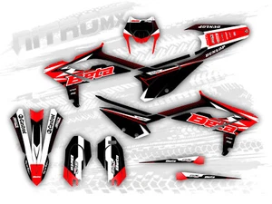 Grafik Set passend Beta RS 350 390 430 500 2023 2024 Dekor Aufkleber - Picture 1 of 1