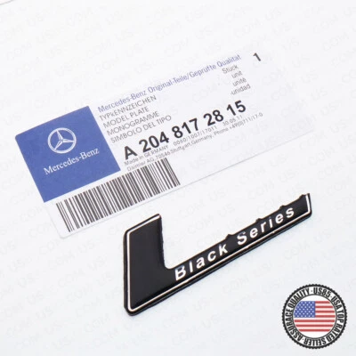 Tailgate Lid For AMG Black Series Logo Nameplate Badge Emblem Sport Decoration - Image 1 of 4