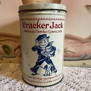 VINTAGE, 1980 Replica, Cracker Jacks Tin, LOTS Of Character - Picture 1 of 7