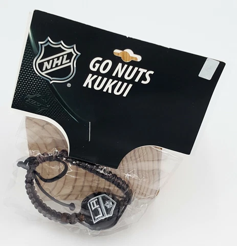 Los Angeles Kings NHL Jewelry Earring Set + 1-Nut Macrame Bracelet BNWT VHTF Cover