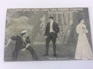 Grand Theatre Southampton Postcard 1906 Girl Who Took Wrong Turning W Melville - Picture 1 of 5