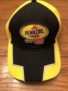 Pennzoil Las Vegas 400 Hat Black Yellow One Size Adult 2018 New - Picture 1 of 7