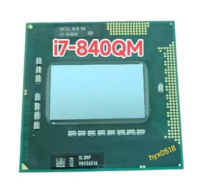 Intel Core i7 840QM CPU 1.86 GHz 8M Quad-Core SLBMP Socket G1 PGA998 Processor - Image 1 of 3