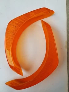VW Type 3 Front Turn Signal Lenses ( PAIR ) Left & Right Amber from 1970-1973 - Picture 1 of 1