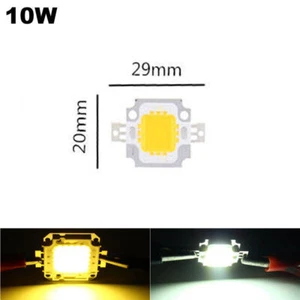 10W 50W 100W LED Lamp Light COB SMD Bulb Chip 20W 30W 70W High Power DIY 12-36V - Imagen 1 de 17