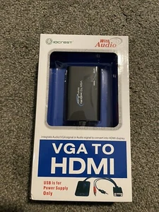 IOCrest HDMI to VGA Video with Audio Converter - Picture 1 of 2