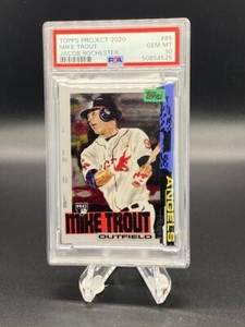 Topps Project 2020 Mike Trout Jacob Rochester #85 Baseball Card PSA 10 GEM MT