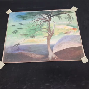 Tivadar Kosztka Csontvary "Die einsame Zeder",1853 Slowakei-1919 Budapest,neuw. - Bild 1 von 13