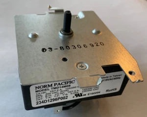 GE WE04X20089 Original OEM Trockner Timer passt: 234D1296P002 TMD14M08 WE4M356 212D1 - Bild 1 von 2