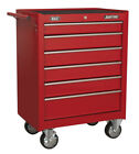 ROLLCAB 6 DRAWER WITH BALL BEARING SLIDES - RED FROM SEALEY AP226 SYD