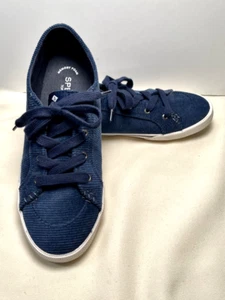 Women’s Sperry Top Sider Sneakers Navy Corduroy Sz 8.5M - Picture 1 of 8