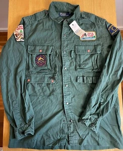 Polo Ralph Lauren VTG Retro Sportsman Fishing Rod Reel Hunting Shirt NWT - Picture 1 of 4