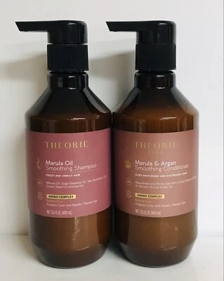Theorie ~ разглаживающий шампунь и кондиционер с маслом Marula с аминокислотным комплексом 13,5 унц - Изображение 1 из 2