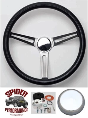 1967-1968 AMC Ambassador Marlin Rebel steering wheel 15" MUSCLE CAR STAINLESS - Image 1 of 4