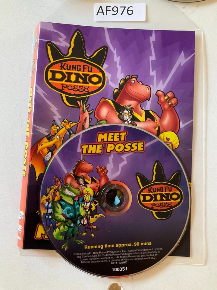 Kung Fu Dino Posse: Meet the Posse (DVD, 2012) No Case No Tracking #AF976 - Image 1 of 1