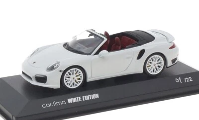 1:43 MINICHAMPS 2013 PORSCHE 911 991 Turbo S edición blanca cartima personalizado Foto 1 de 4