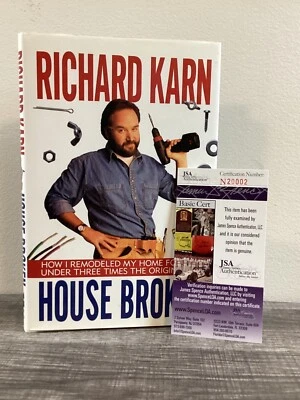(SSG) RICHARD KARN Signed 1999 1st Ed. Hardcover Book "House Broken" - JSA COA Foto 1 de 4