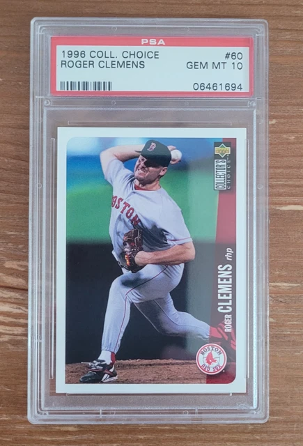 1996 Collector's Choice #60 Roger Clemens PSA 10 Boston Red Sox - Image 1 of 1