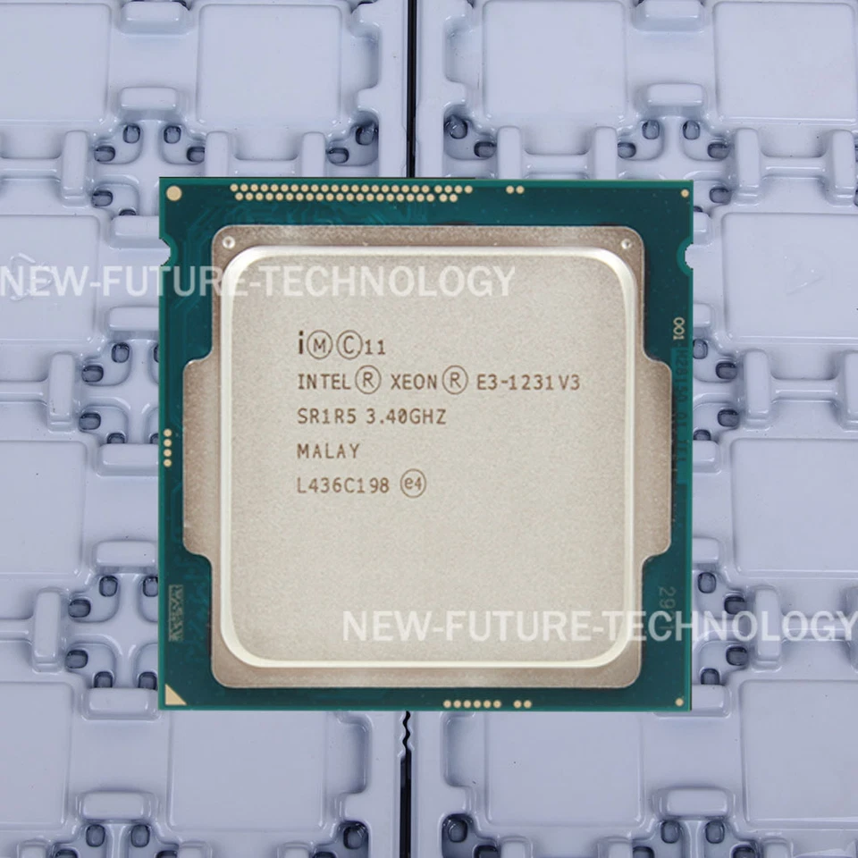 Intel Xeon E3-1231 V3 (BX80646E31231V3)SR1R5 CPU Processor 5GT/s 3.4 GHz LGA1150 - Image 1 of 1