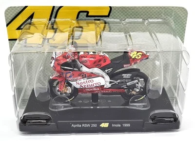 LEO 1/18 Aprilia RSV 250 Imola 1999 Valentino Rossi Model Motorbike - Image 1 of 3