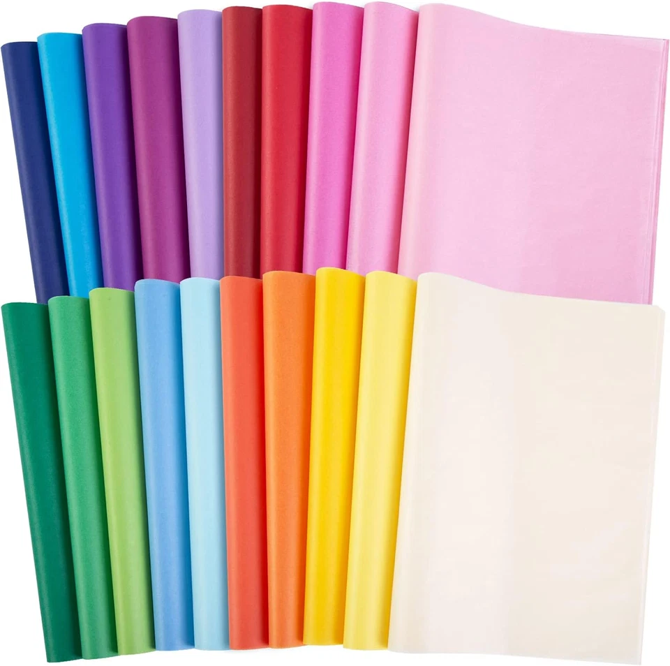 330 Sheets Multicolor Wrapping Tissue Paper 14X10 Inch for Crafts and Gifts - Image 1 of 4