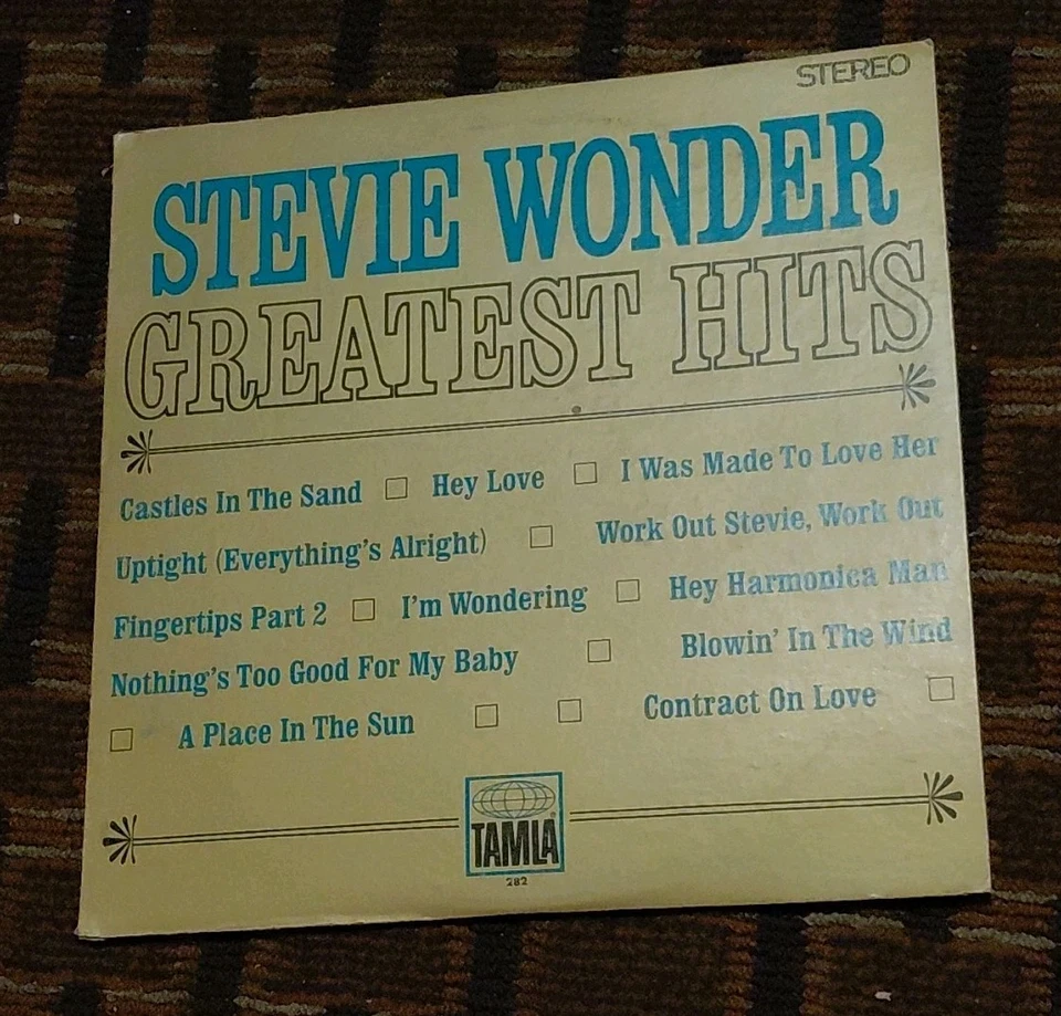 Stevie Wonder Greatest Hits 1968 Classic Vinyl Original Pressing Tamla282 Hits - Image 1 of 3