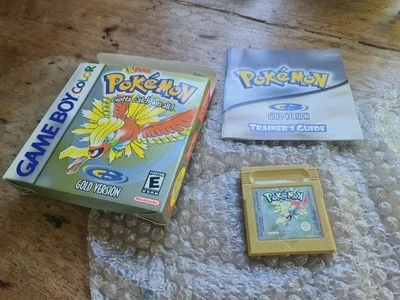ORIGINAL Pokemon Gold Version cartridge (Game Boy Color) 2000 | EU Release - Image 1 of 4