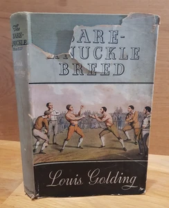 1952 THE BARE KNUCKLE BREED BY GOLDING HISTORY OF BOXING 8 PLATES SPORT @ - Picture 1 of 15