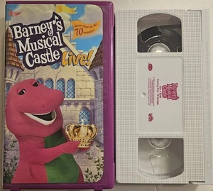 Barneys Musical Castle Live VHS 2000 Small Purple Clamshell Case Sing Along VG+ - Picture 1 of 1