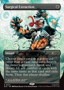 MTG Surgical Extraction 2003 Rare SLD Marvel's Spider-Man: Venom Unleashed - Picture 1 of 1