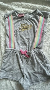 Mameluco de felpa gris Juicy Couture para niña pequeña talla 3T - Imagen 1 de 5
