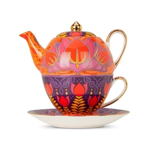 T2 The Opulence Express Tea For One porcelana violeta con infusor - Imagen 1 de 6