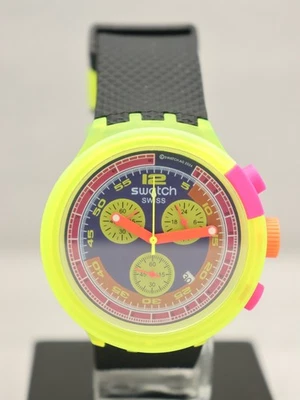 Reloj Hombre SWATCH Swiss Big Bold Neón. Foto 1 de 4