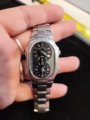 Philip Stein Teslar Watch Stainless Steel Dual Dial Working - Image 1 of 4