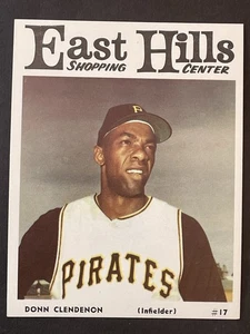 DONN CLENDENON ~ 1966 East Hills Shopping Center Pittsburgh Pirates *SET BREAK* - Picture 1 of 1