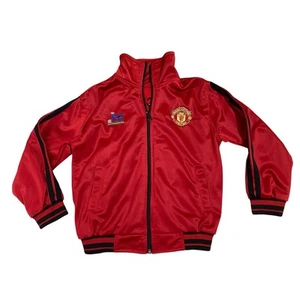 Manchester United soccer Boys or girls size 5. Red zip up jacket. - Picture 1 of 8