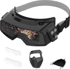 Solar Powered Auto Darkening Welding Helmet for Comfortable Use in Welding - Picture 1 of 1