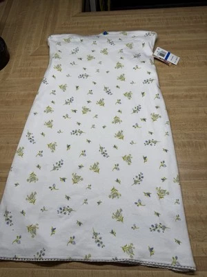 Mini Vestido Tubo Tejido SELF ESTIMEEM Juniors | Blanco Floral | Talla XL | Ambiente Vintage Foto 1 de 4