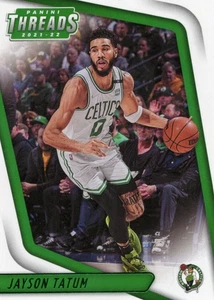 2021-22 Panini Chronicles Threads Green Jayson Tatum #96 Color Match - Bild 1 von 2
