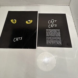 Programa de recuerdos de teatro CATS Andrew Lloyd Webber más el elenco de gatos 198 - Imagen 1 de 7