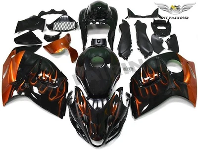 Carenado de llama naranja de inyección GL apto para Suzuki 2008-2020 GSXR 1300 Hayabusa Foto 1 de 4