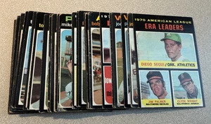 1971 Topps Baseball 28 Card Lot - Picture 1 of 15