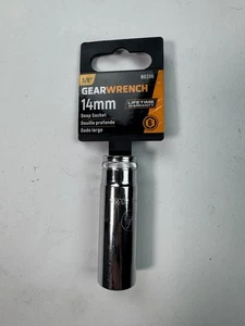 Gearwrench KD 80396 14mm 3/8" Drive 6 Point Deep Metric Socket Chrome - Picture 1 of 6